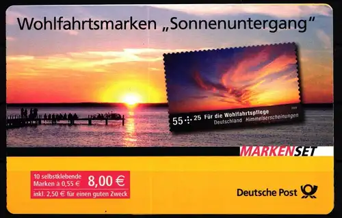 BRD Bund 2717 gestempelt als Markenheftchen mit Sonderstempel #KV004