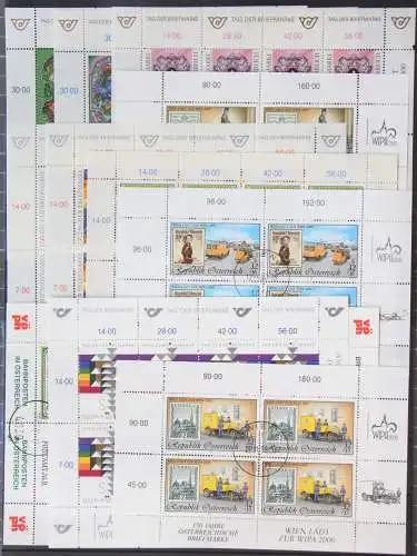Österreich Lot Kleinbögen gestempelt 20 Bögen #KT918