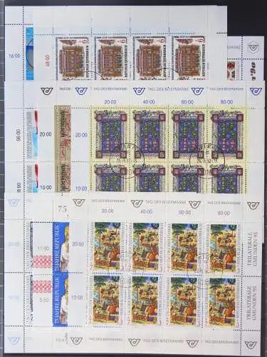 Österreich Lot Kleinbögen gestempelt 20 Bögen #KT918