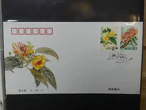 China ca. 150 FDCs aus den 90er Jahren im Ringbinder #LY643