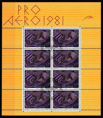 Schweiz 1196 gestempelt Kleinbogen #KR062