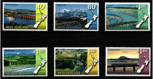 Neuseeland 1614-1619 postfrisch #KR103