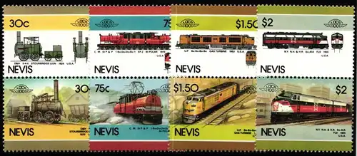 Nevis 340-347 postfrisch #KR111