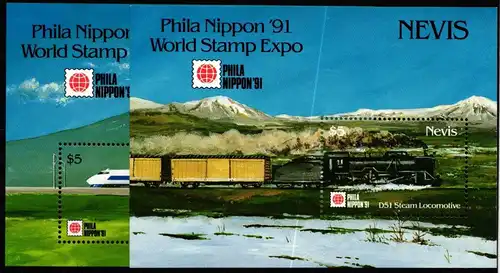 Nevis Block 36-37 postfrisch #KR115