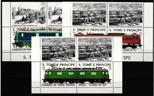 Sao Tome e Principe 1049-1054 postfrisch Kleinbogensatz #KR131