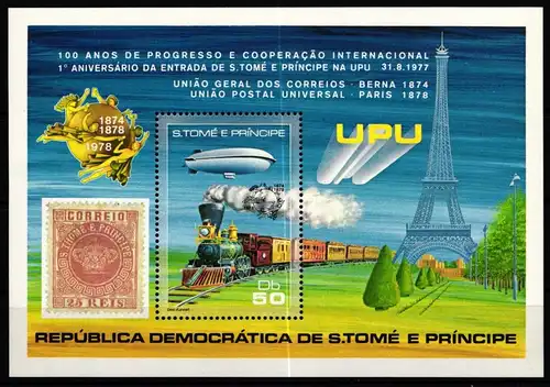 Sao Tome e Principe Block 17 A postfrisch #KR137