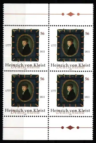 BRD Bund Viererblock 2283 postfrisch #KV539