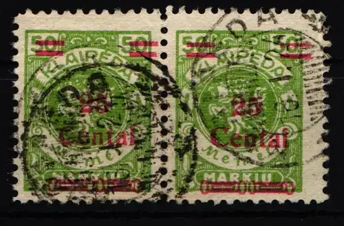 Memel 218 Ie und 218 IIe gestempelt geprüft Huylmans BPP #KS893