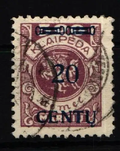 Memel 171 A II gestempelt geprüft Haslau BPP #KR595