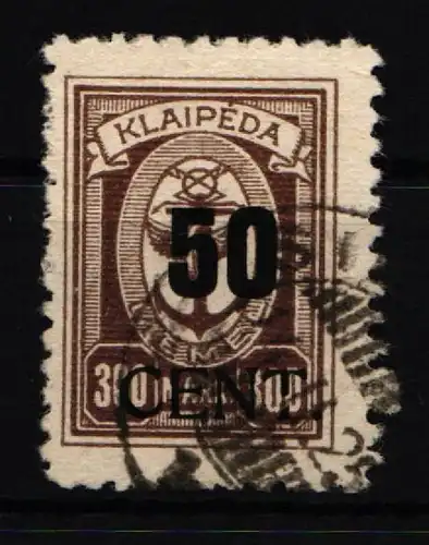 Memel 198 III gestempelt mit Fotobefund BPP #KS947