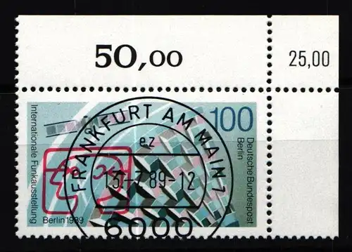 Berlin 847 gestempelt KBWZ, Vollstempel, Originalgummi #KU416