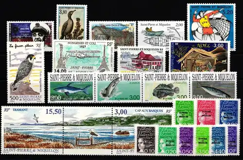 Saint-Pierre und Miquelon Jahrgang 1997 mit 721-744 postfrisch #KV053