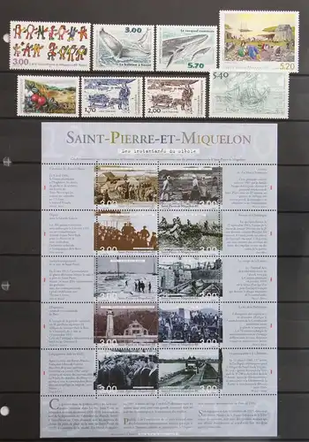 Saint-Pierre und Miquelon Jahrgang 2000 mit 790-822 postfrisch #KV065