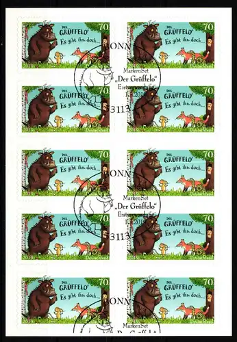 BRD 3452 gestempelt als Folienblatt 86 #KV964