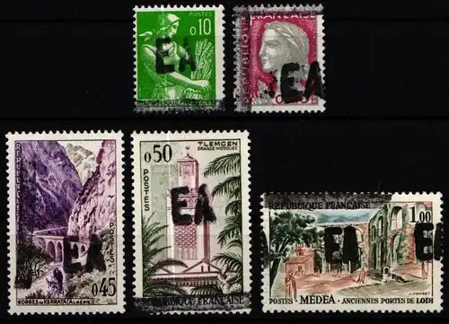 Algerien 378-382 postfrisch #KX150