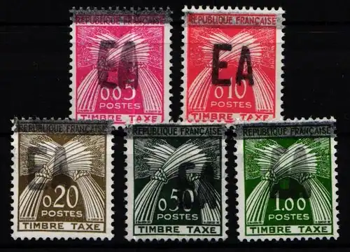 Algerien Portomarken 49-53 postfrisch #KX235