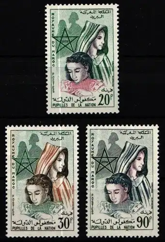 Marokko 485-487 postfrisch #KX251