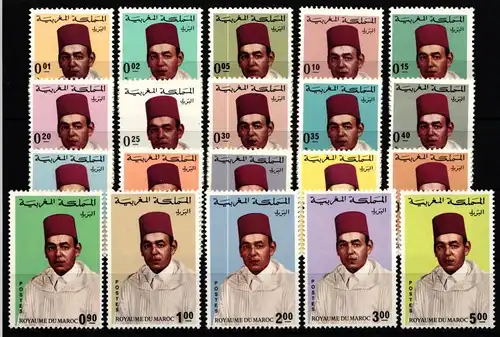 Marokko 599-617 postfrisch #KX269