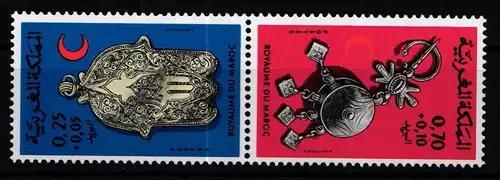 Marokko 799-800 postfrisch als Kehrdruckpaar #KX297