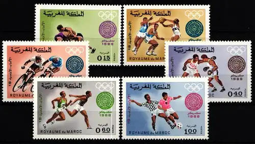 Marokko 635-640 postfrisch #KX274