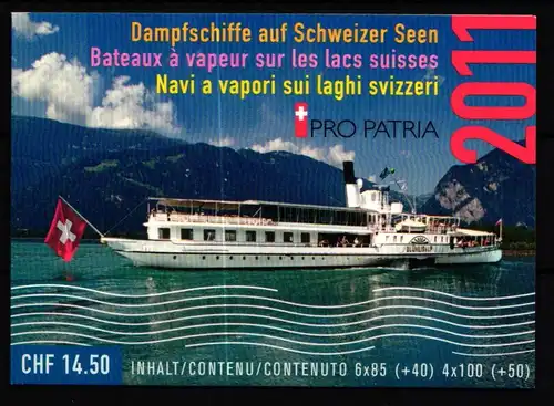 Schweiz 2204 und 2206 postfrisch als Markenheftchen #KX395