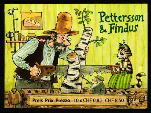 Schweiz 2197 gestempelt als Markenheftchen #KX392