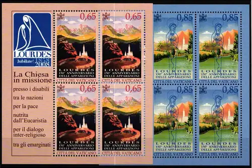 Vatikan Kleinbogensatz 1611-1612 postfrisch #KS238