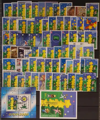 Cept Jahrgang 2000 gestempelt ohne Bosnien Herz. Mostar + serb. Republik #KV578