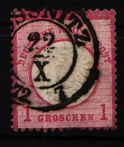 Deutsches Reich 19 gestempelt tiefst geprüft Krug BPP #KW305