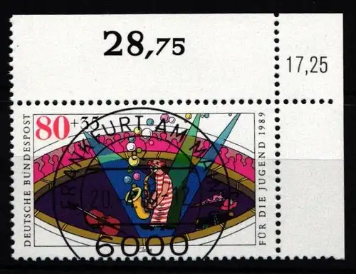 BRD Bund 1413 gestempelt KBWZ #KW819