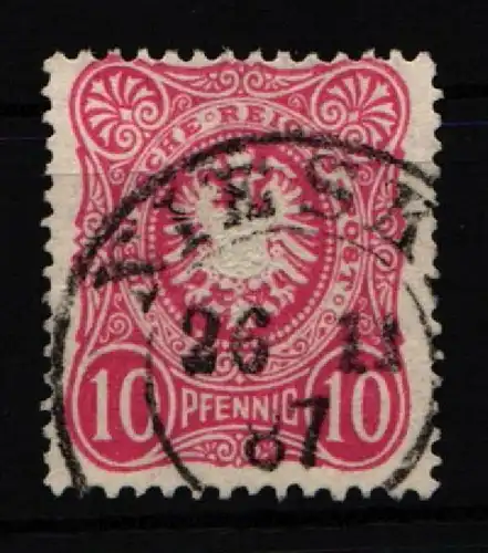 Deutsches Reich 41 b gestempelt Preußen-Stempel, geprüft Wiegand BPP #KW959