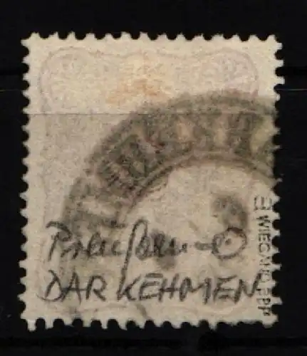 Deutsches Reich 33 a gestempelt Preußen Stempel, geprüft Wiegand BPP #KW902