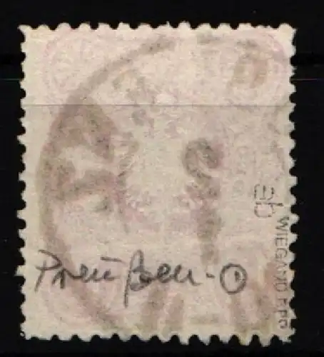 Deutsches Reich 41 ab gestempelt Preußen-Stempel, geprüft Wiegand BPP #KW963