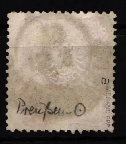 Deutsches Reich 33 a gestempelt Preußen-Stempel, geprüft Wiegand BPP #KW943