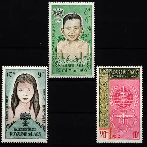 Laos 121-123 postfrisch #KX586