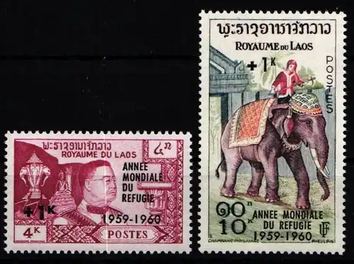 Laos 103-104 postfrisch #KX580