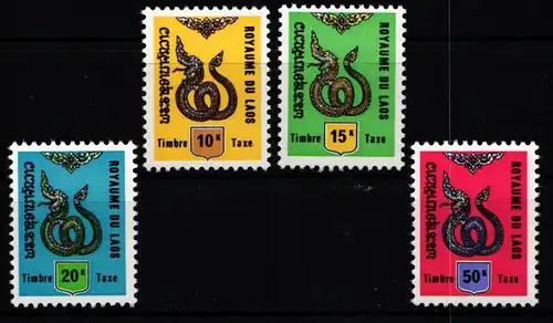Laos Portomarken 8-11 postfrisch #KY064