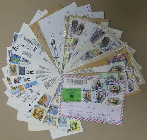 Irak Lot Briefe gestempelt ca 25 Briefe #IM825