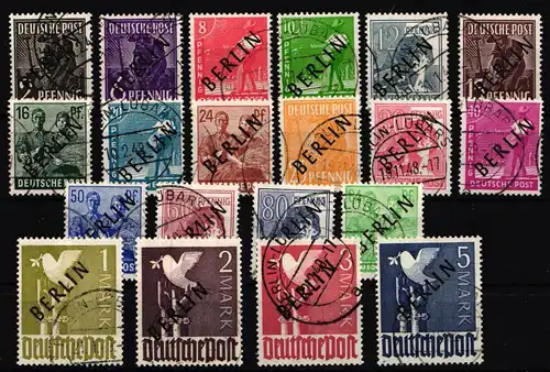 Berlin 1-20 gestempelt Stempel Lübars #KY253