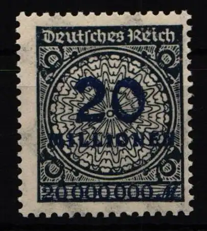 Deutsches Reich 319 Wb postfrisch geprüft Infla Berlin #KY304