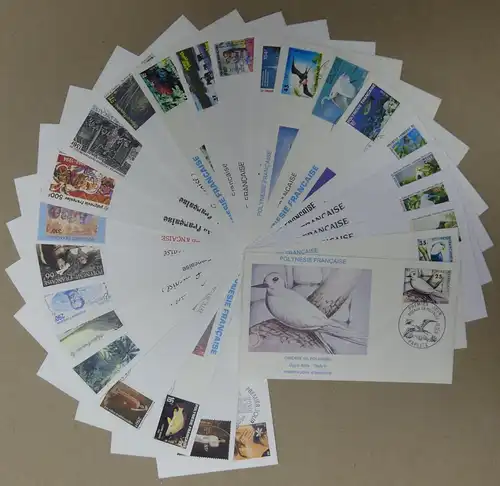 Französisch Polynesien Lot FCD gestempelt 25 Stück #IM846