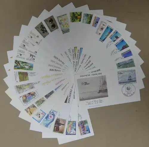 Französisch Polynesien Lot FCD gestempelt 25 Stück #IM841