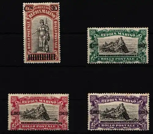 San Marino 105-108 mit Falz #KX604