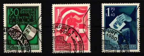 Österreich 952-954 gestempelt #KX643