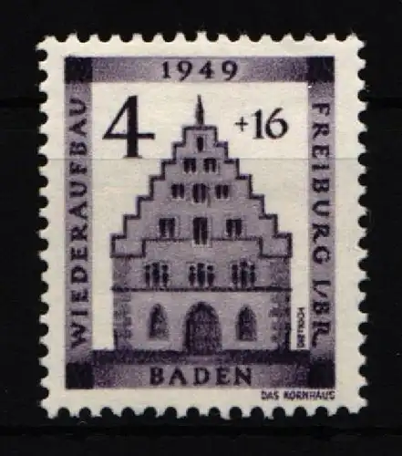 Französische Zone Baden 38A postfrisch #KX613