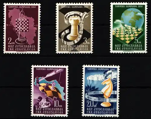 Jugoslawien 616-620 postfrisch #KX668