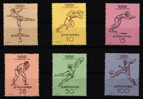 Jugoslawien 698-703 postfrisch #KX674
