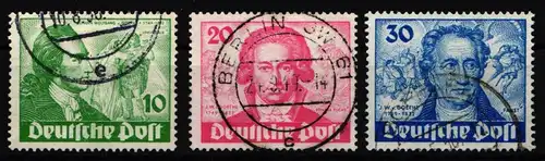 Berlin 61-63 gestempelt Nr. 62 mit Vollstempel #KU539