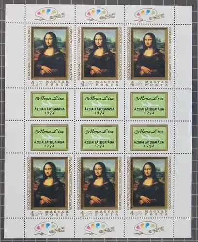 Ungarn 2940A postfrisch als Kleinbogen #KX785