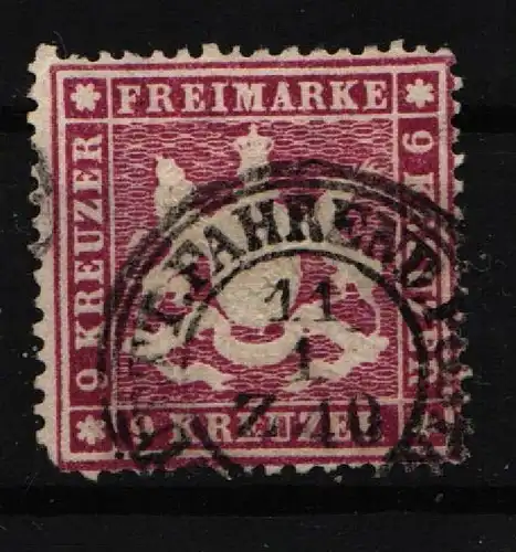 Württemberg 19 yb gestempelt signiert #KY465
